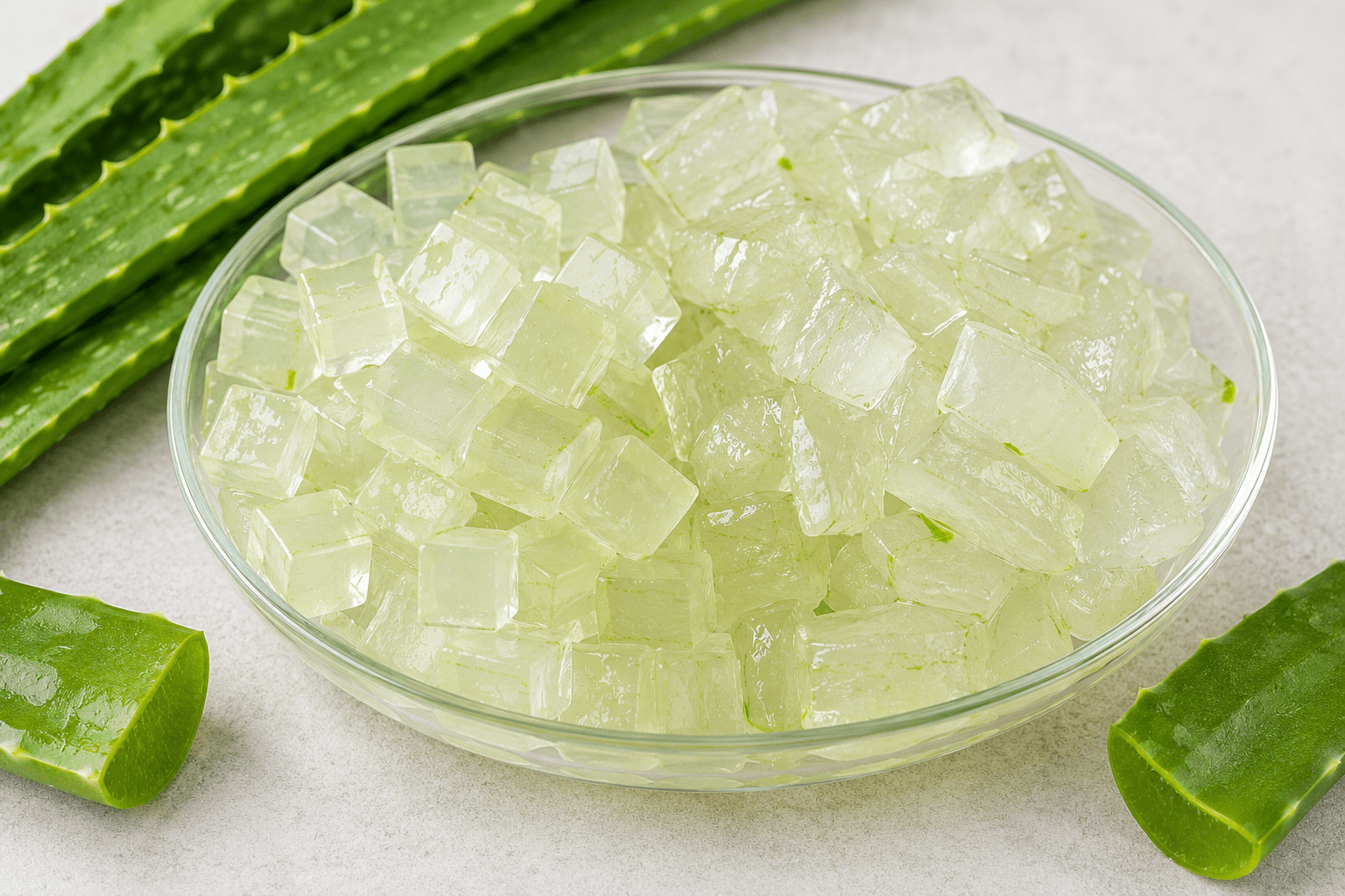 Aloe Vera Cubes & Chunks